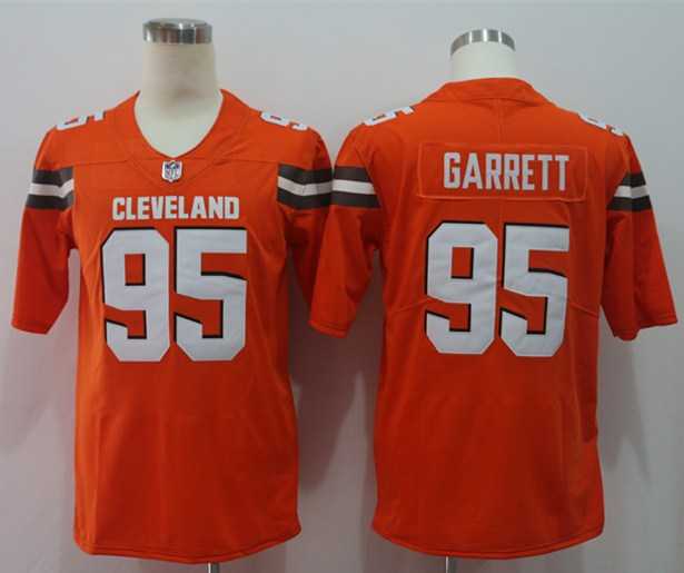 Nike Browns 95 Myles Garrett Orange Vapor Untouchable Player Limited Jersey,We sell and wholesale Nike Browns 95 Myles Garrett Orange Vapor Untouchable Player Limited Jersey on line form chian!
